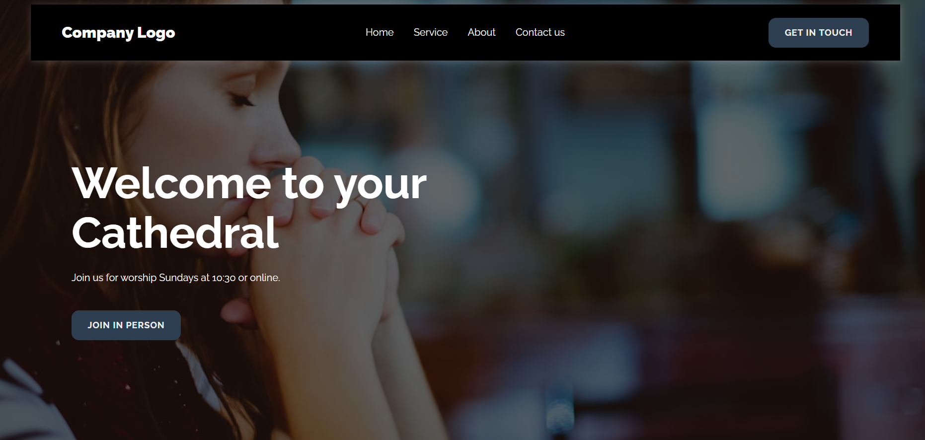 AI Website Generator - Faithline - Codedesign.ai