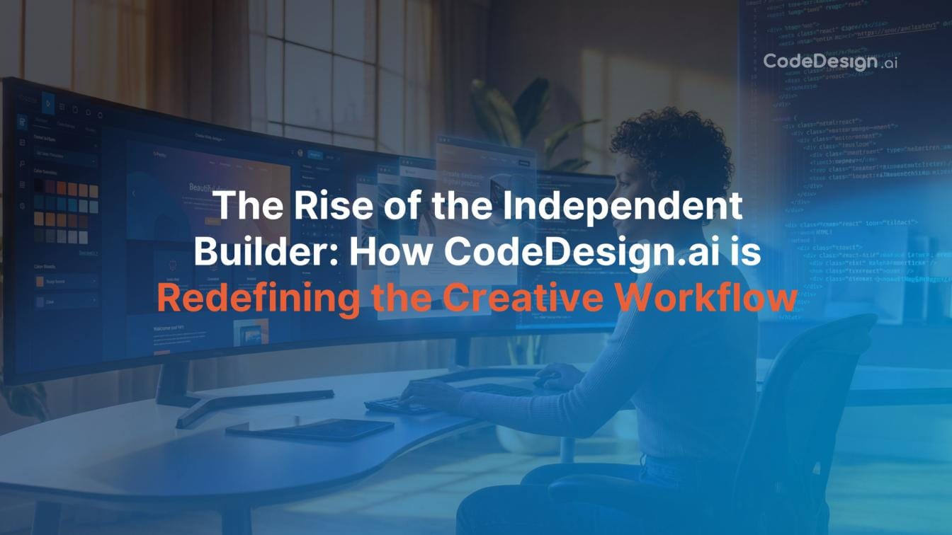The Rise of the Independent Builder: How CodeDesign.ai is Redefining ...