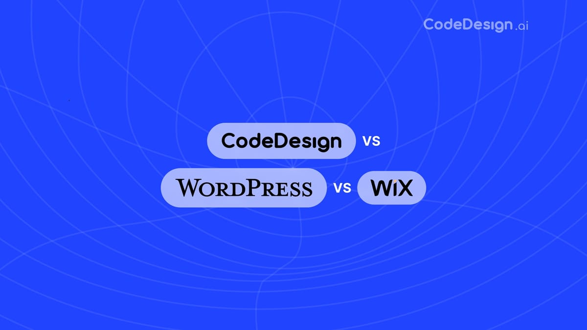 CodeDesign.ai vs WordPress vs Wix: An In-Depth Comparison