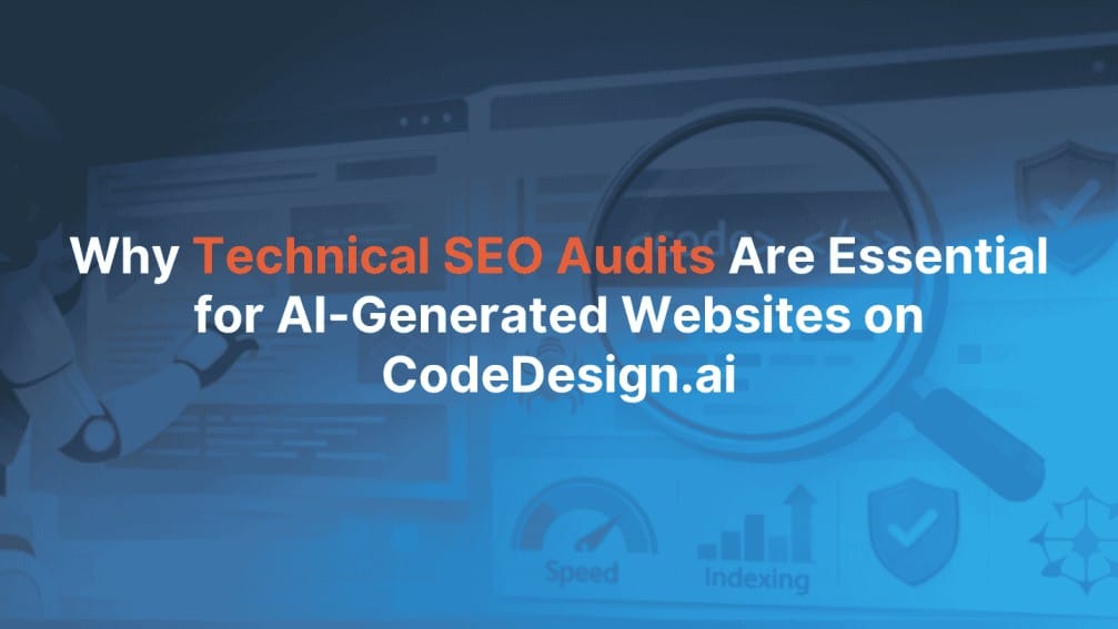 Why Technical SEO Audits Are Essential for AI-Generated Websites on CodeDesign.ai