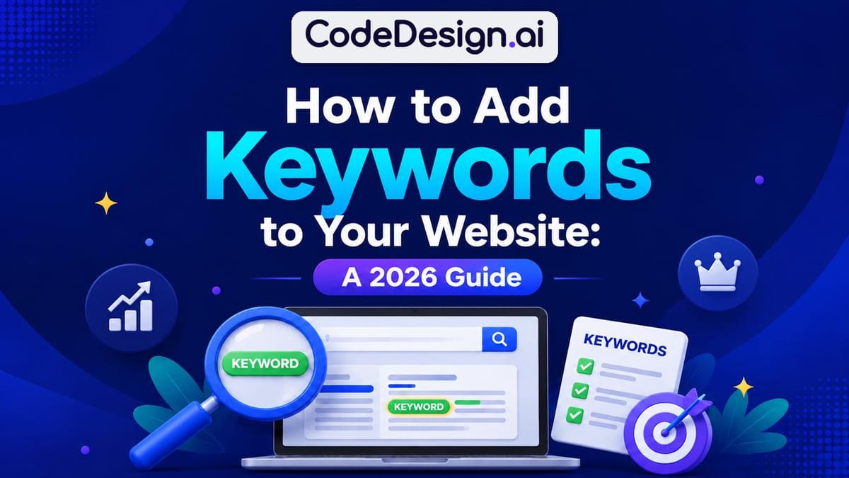 How to Add Keywords to Your Website: A 2026 Guide