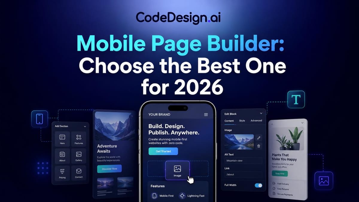 Mobile Page Builder: Choose the Best One for 2026