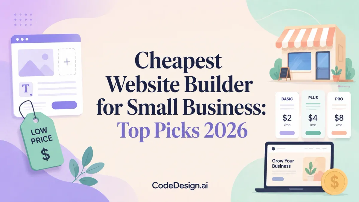 Cheapest Website Builder for Small Business: Top Picks 2026