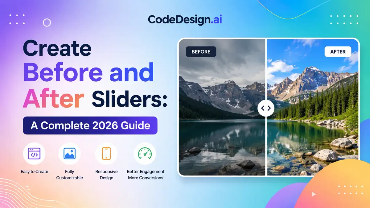 Create Before and After Sliders: A Complete 2026 Guide