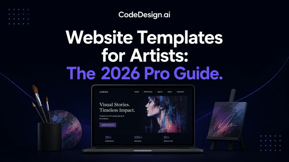 Website Templates for Artists: The 2026 Pro Guide
