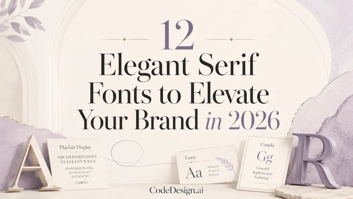 12 Elegant Serif Fonts to Elevate Your Brand in 2026