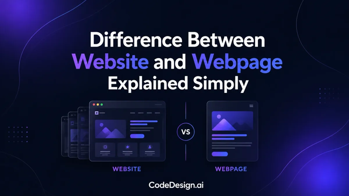 Difference Between Website and Webpage Explained Simply