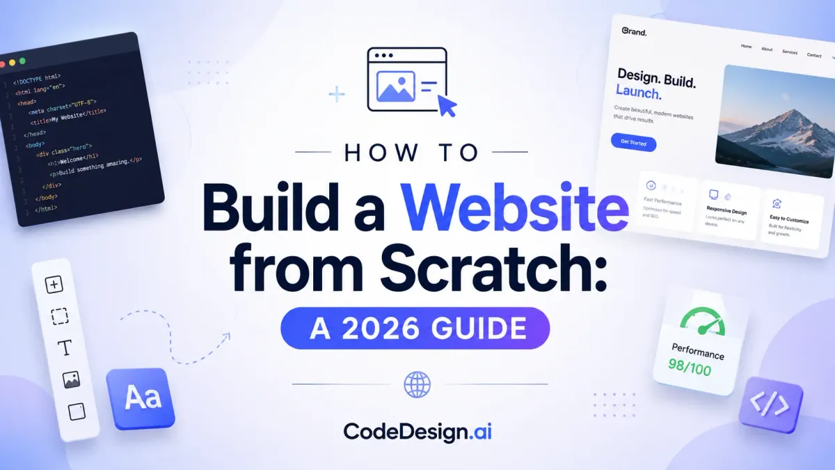How to Build a Website from Scratch: A 2026 Guide