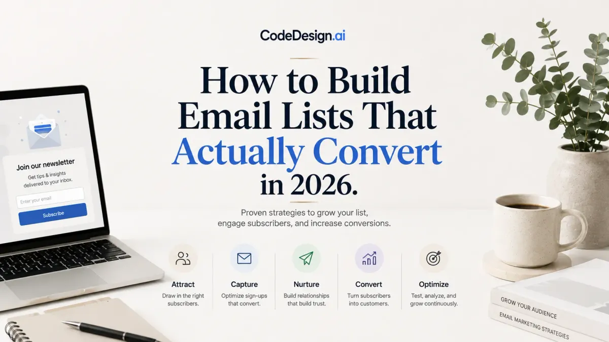 How to Build Email Lists That Actually Convert in 2026
