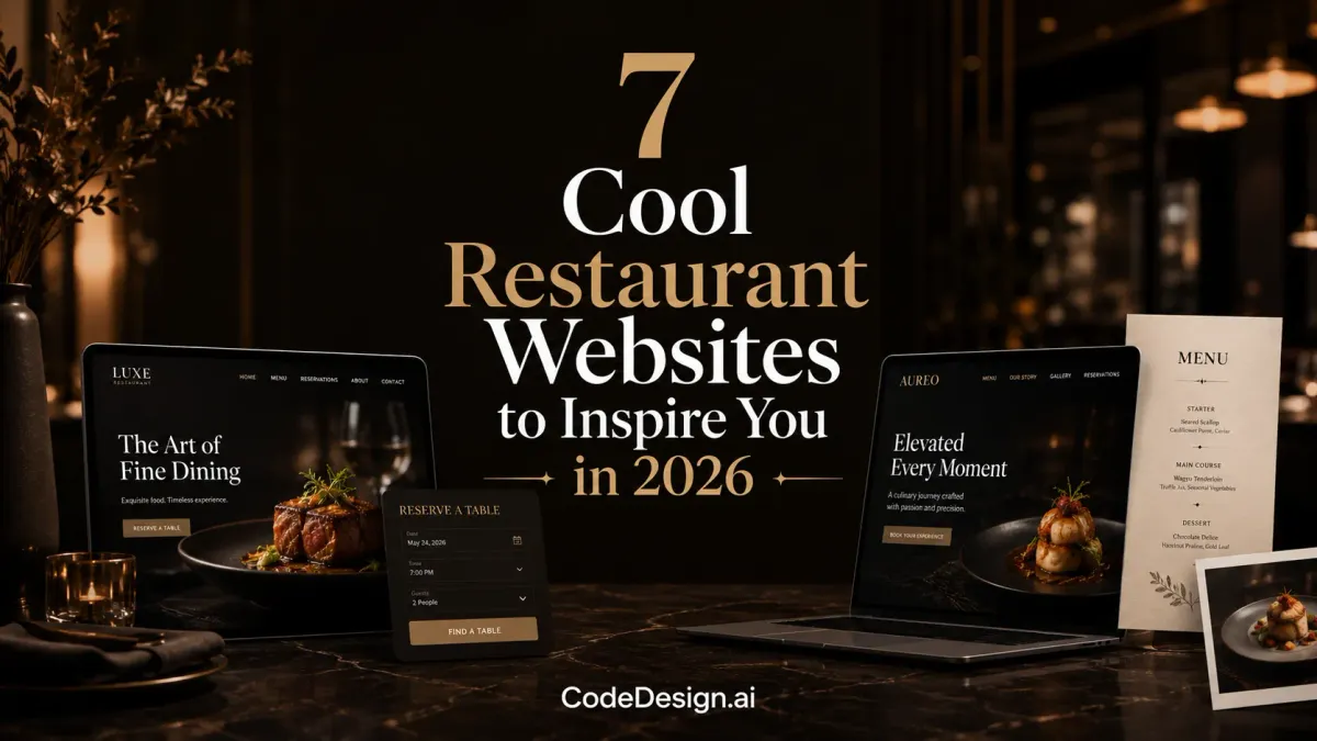 7 Cool Restaurant Websites to Inspire You in 2026
