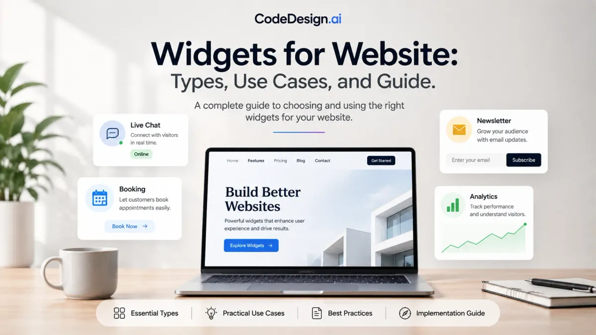 Widgets for Website: Types, Use Cases, and Guide