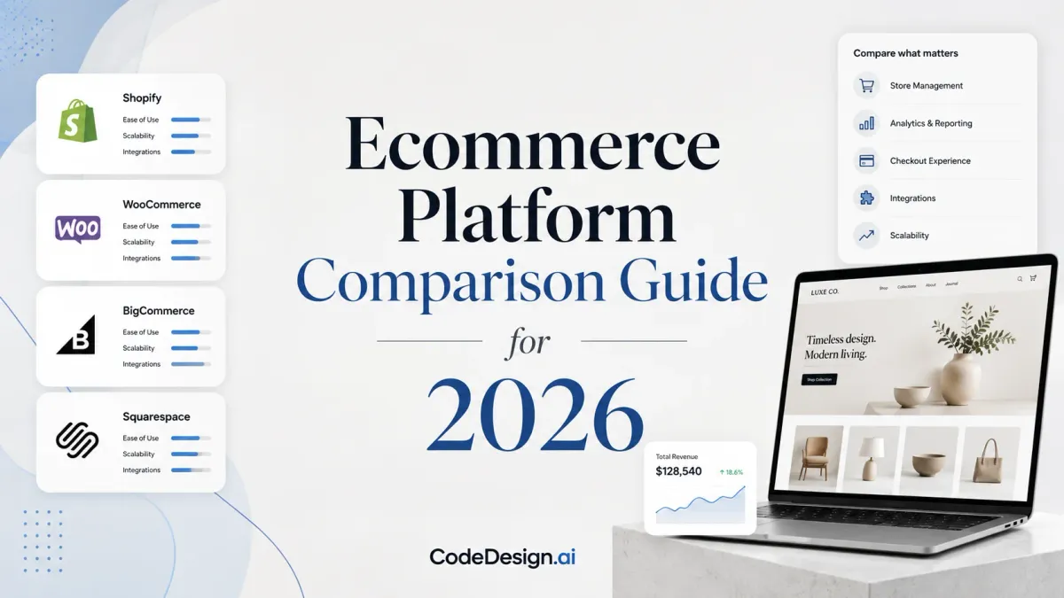 Ecommerce Platform Comparison Guide for 2026