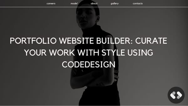 Portfolio Website Builder: Curate Your Work with Style Using CodeDesign