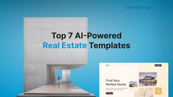 Top Al Powered Real Estate Website Template-Codedesign.ai