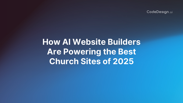 AI Website Generator-Best Church-Codedesign.ai