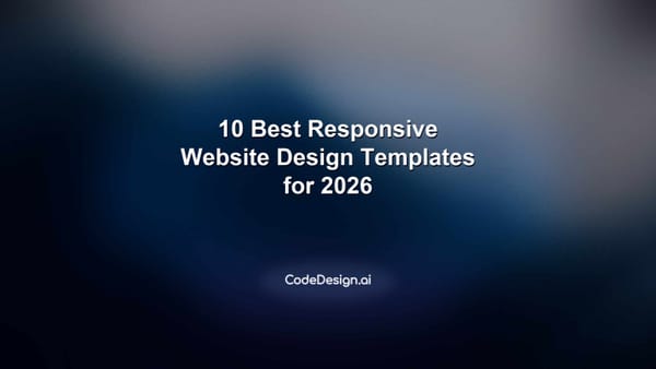 10 best website design templates 2026