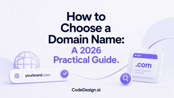 How to Choose a Domain Name: A 2026 Practical Guide