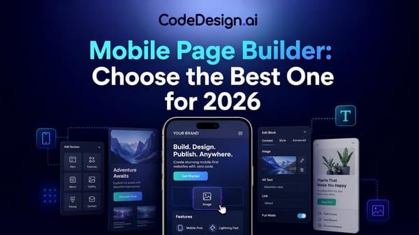 Mobile Page Builder: Choose the Best One for 2026