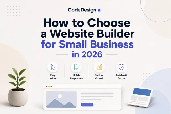 How to Choose a Website Builder for Small Business in 2026