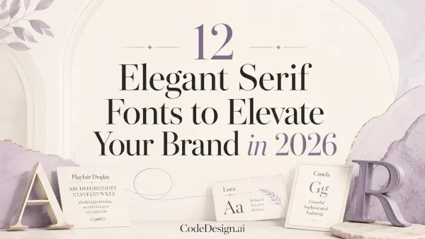 12 Elegant Serif Fonts to Elevate Your Brand in 2026