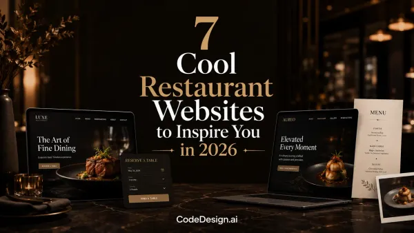 7 Cool Restaurant Websites to Inspire You in 2026