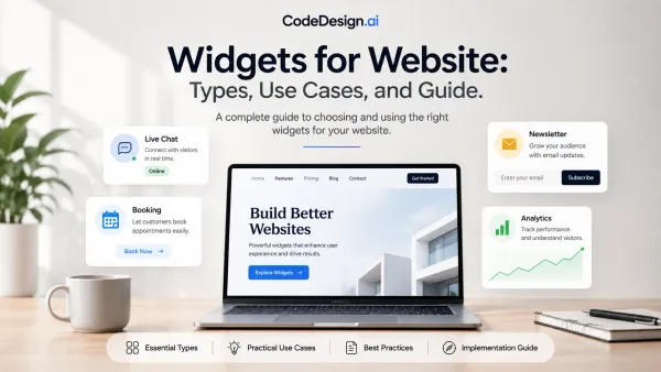 Widgets for Website: Types, Use Cases, and Guide