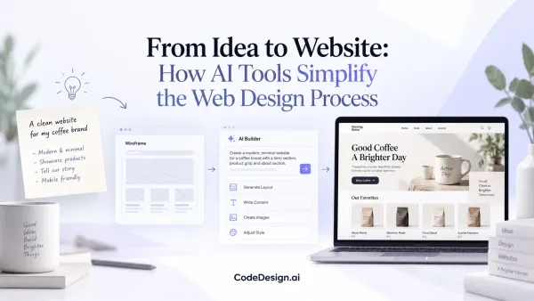 From Idea to Website: How AI Tools Simplify the Web Design Process